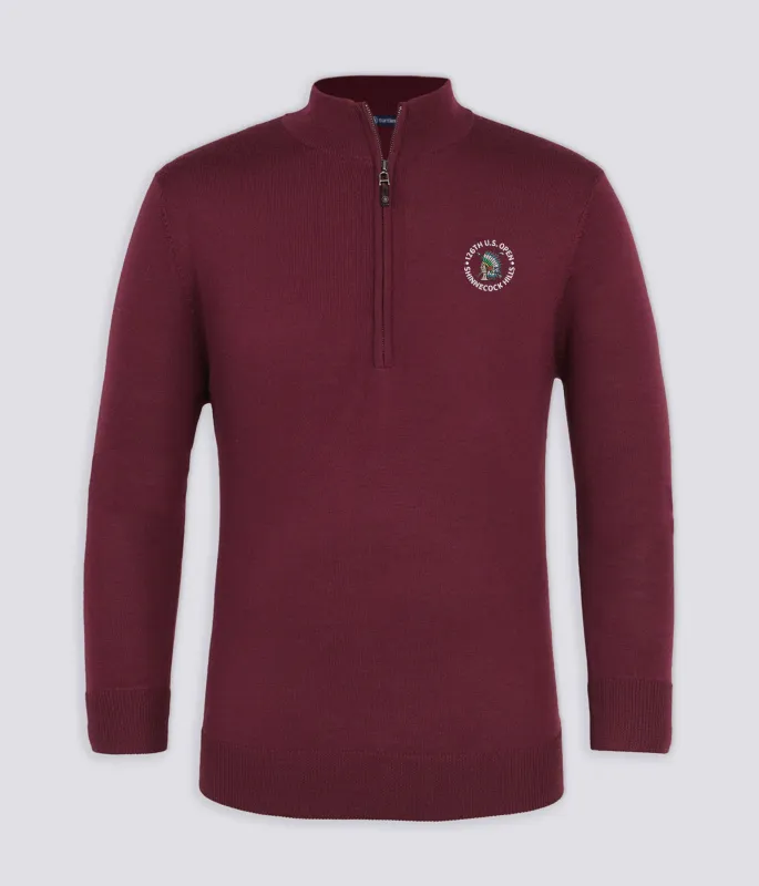 Marshall Quarter Zip Sweater - 126th U.S. Open sold by Turtleson