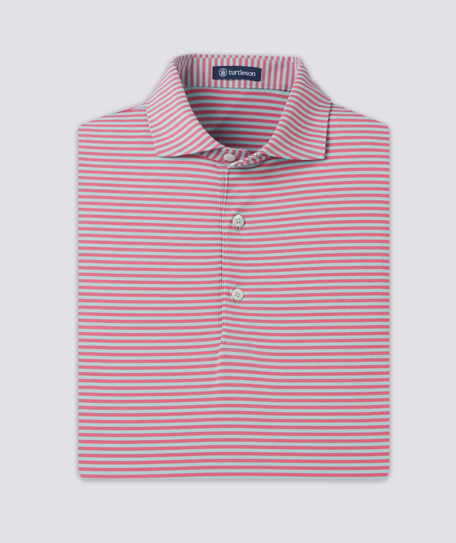 Edward Stripe Performance Polo sold by Turtleson product image thumbnail 5