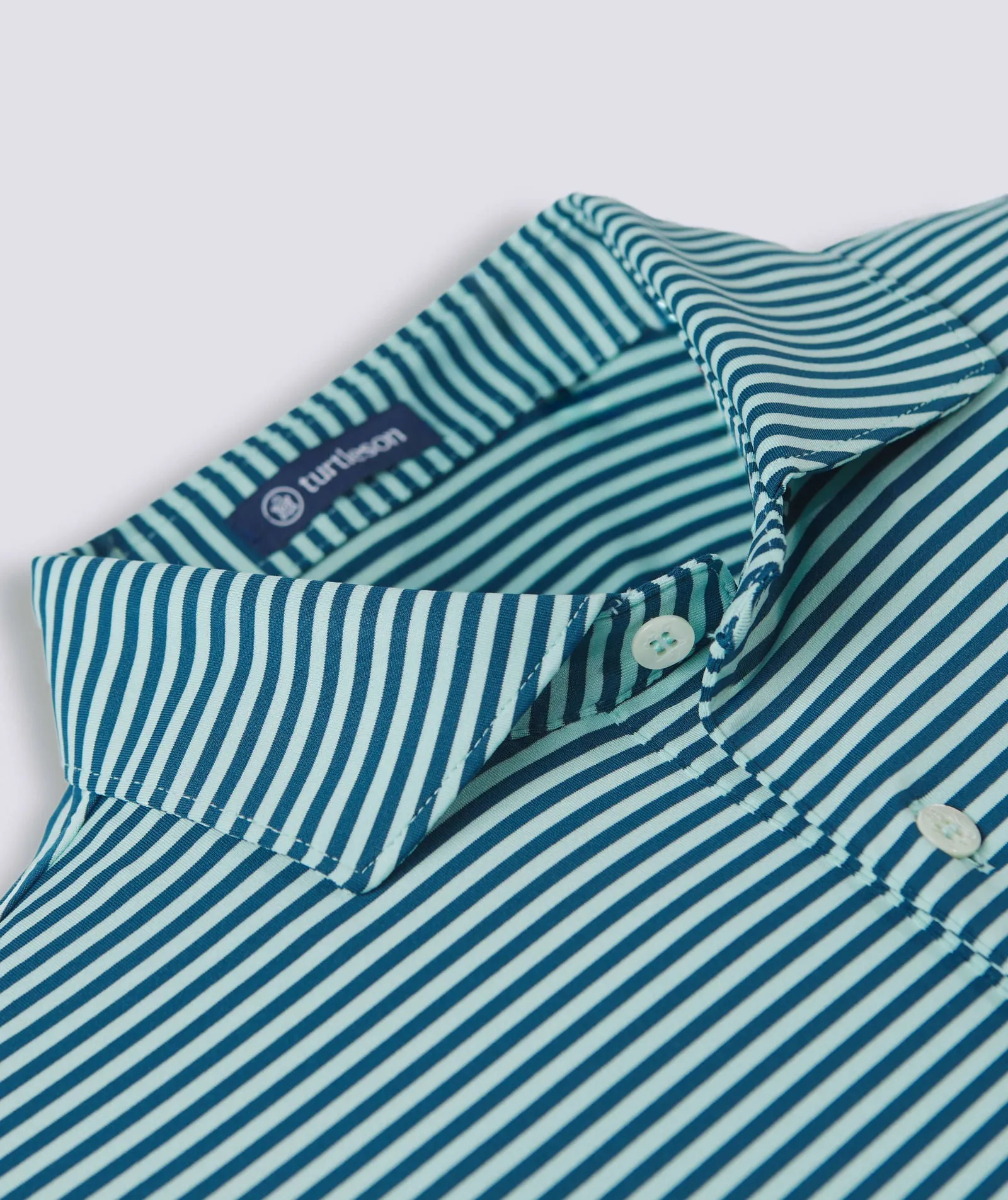 Edward Stripe Performance Polo sold by Turtleson product image thumbnail 2