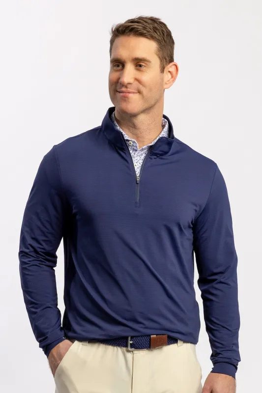 Walker Stripe Quarter Zip sold by Turtleson