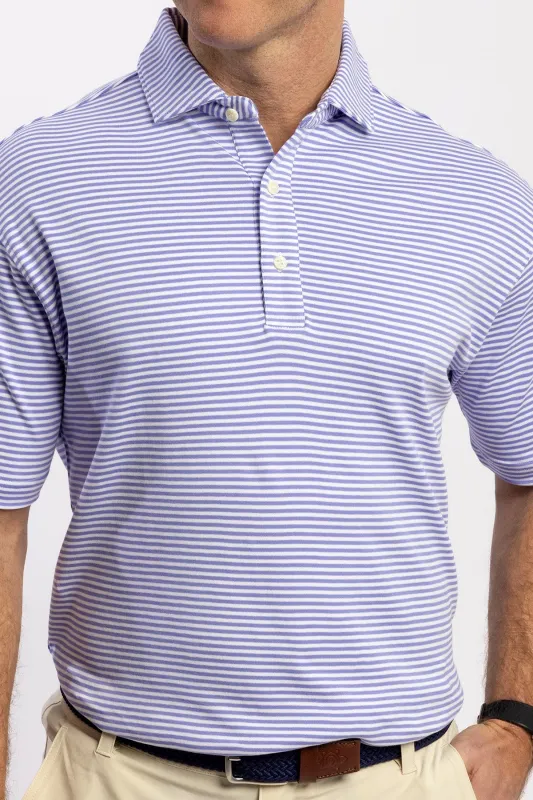 Duncan Stripe Cotton Polo made by Turtleson