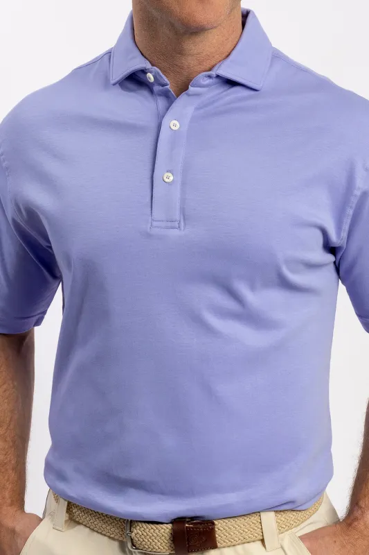 Duncan Solid Cotton Polo made by Turtleson