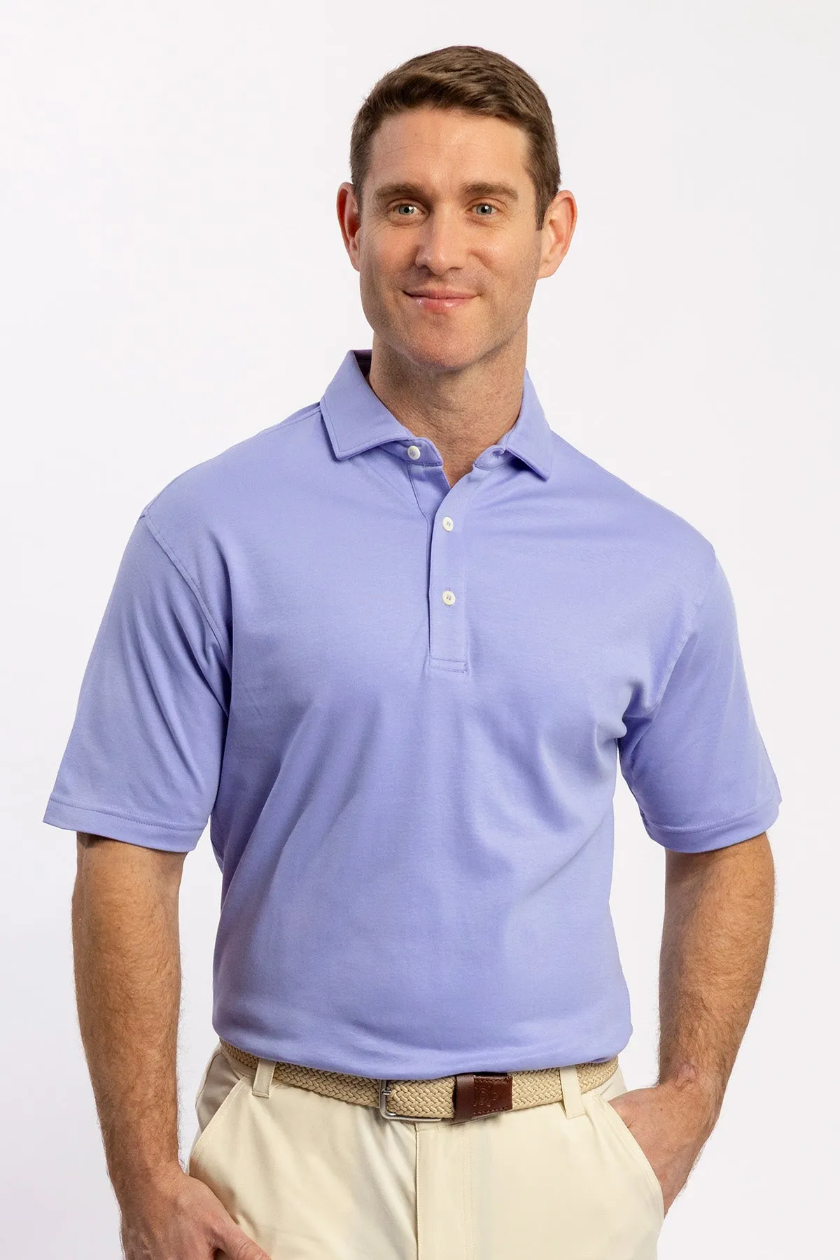 Duncan Solid Cotton Polo sold by Turtleson product image thumbnail 2