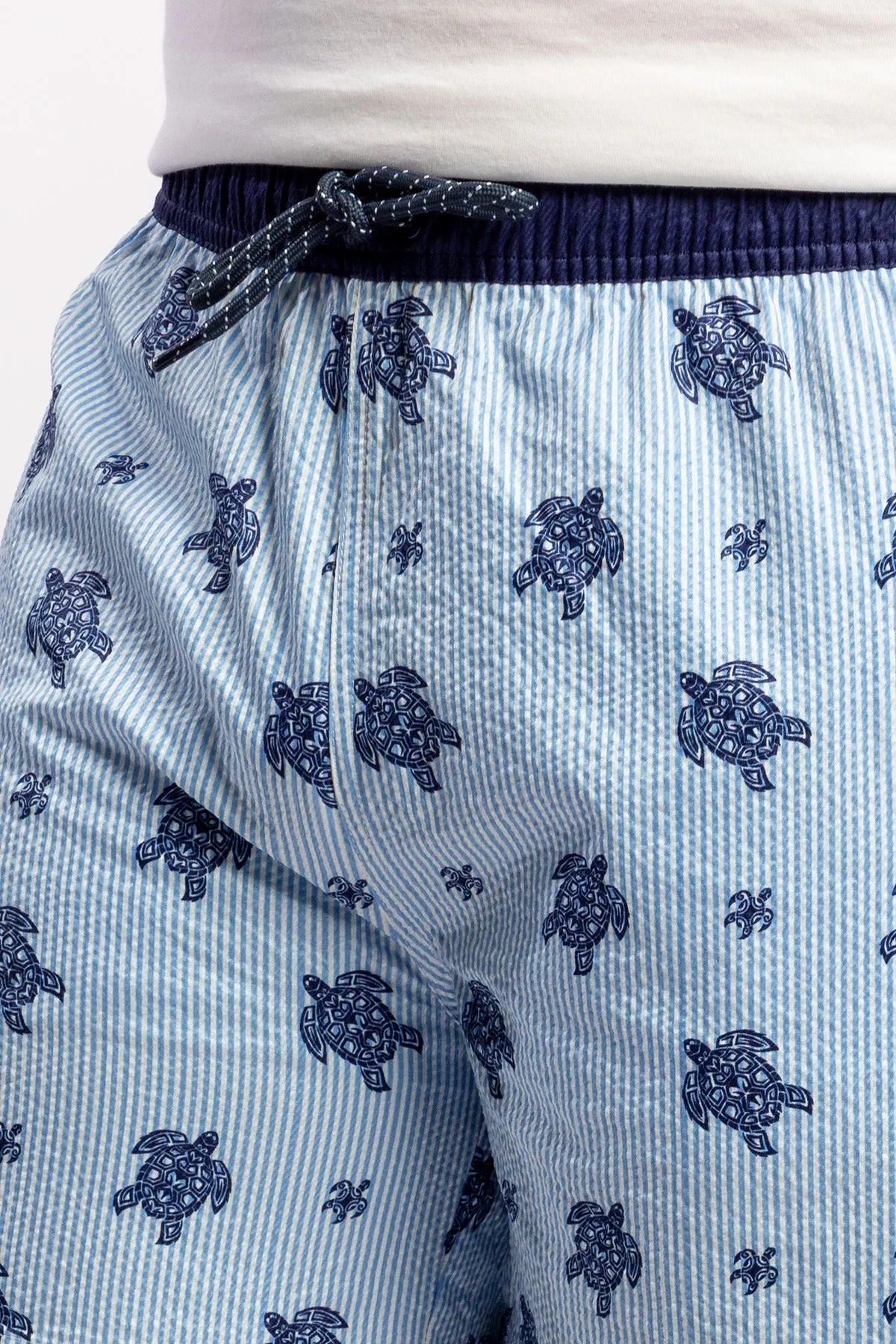 Channel Seersucker Swim Short sold by Turtleson product image thumbnail 2