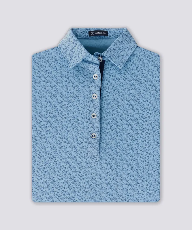 Gwen Diamond Knit Polo made by Turtleson