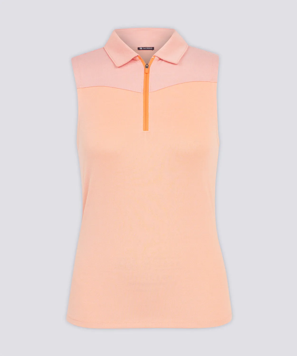 Wendy Sleeveless Half Zip Polo sold by Turtleson product image thumbnail 5