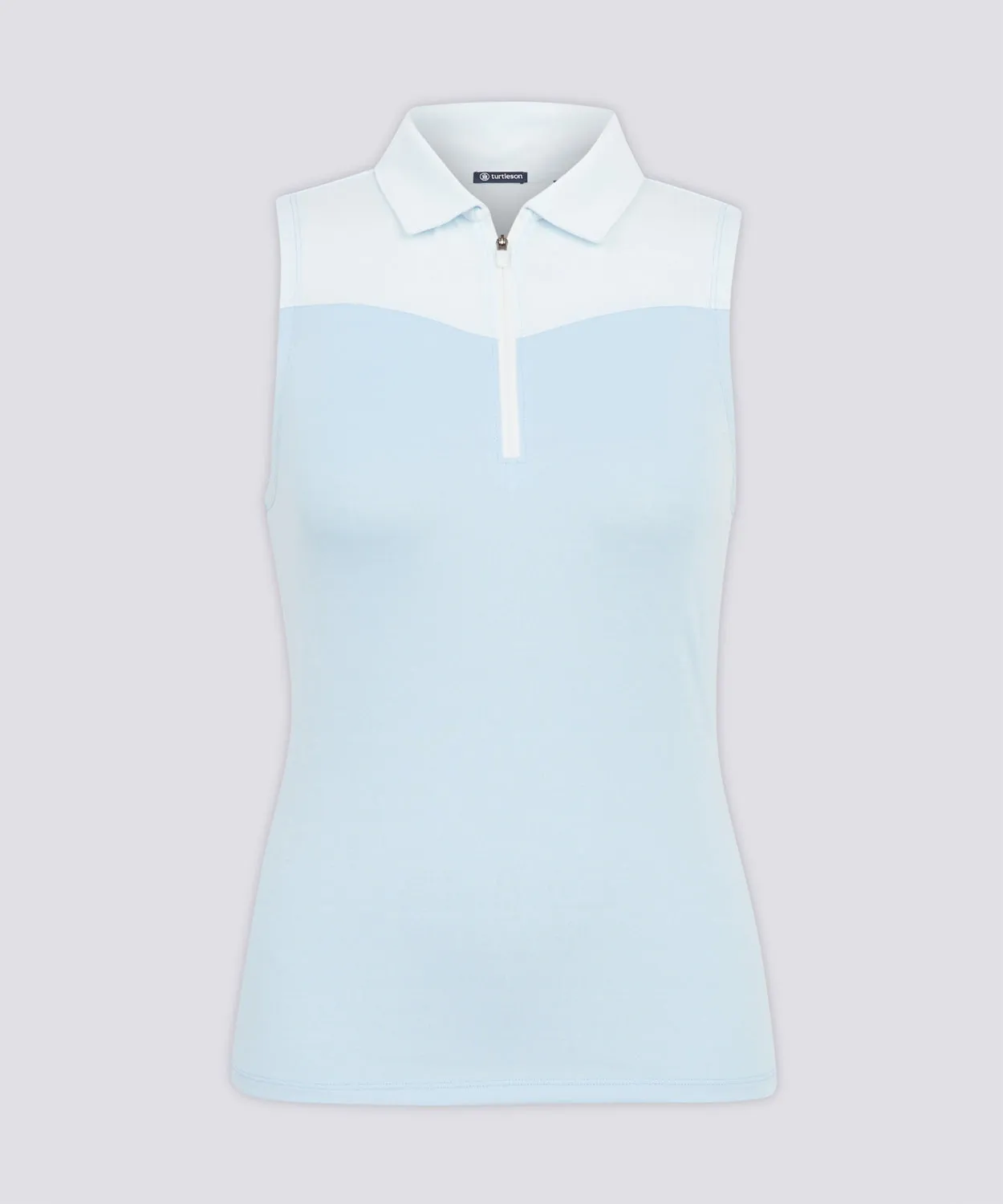 Wendy Sleeveless Half Zip Polo sold by Turtleson product image thumbnail 3