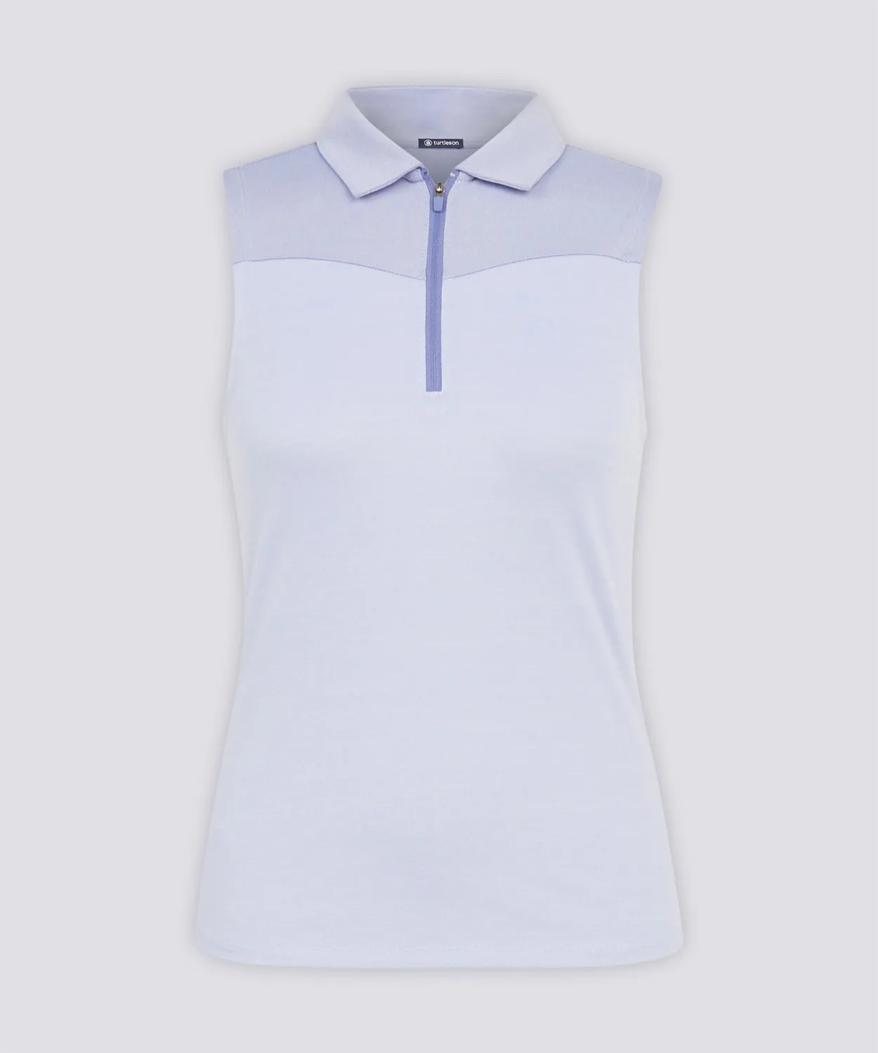 Wendy Sleeveless Half Zip Polo sold by Turtleson