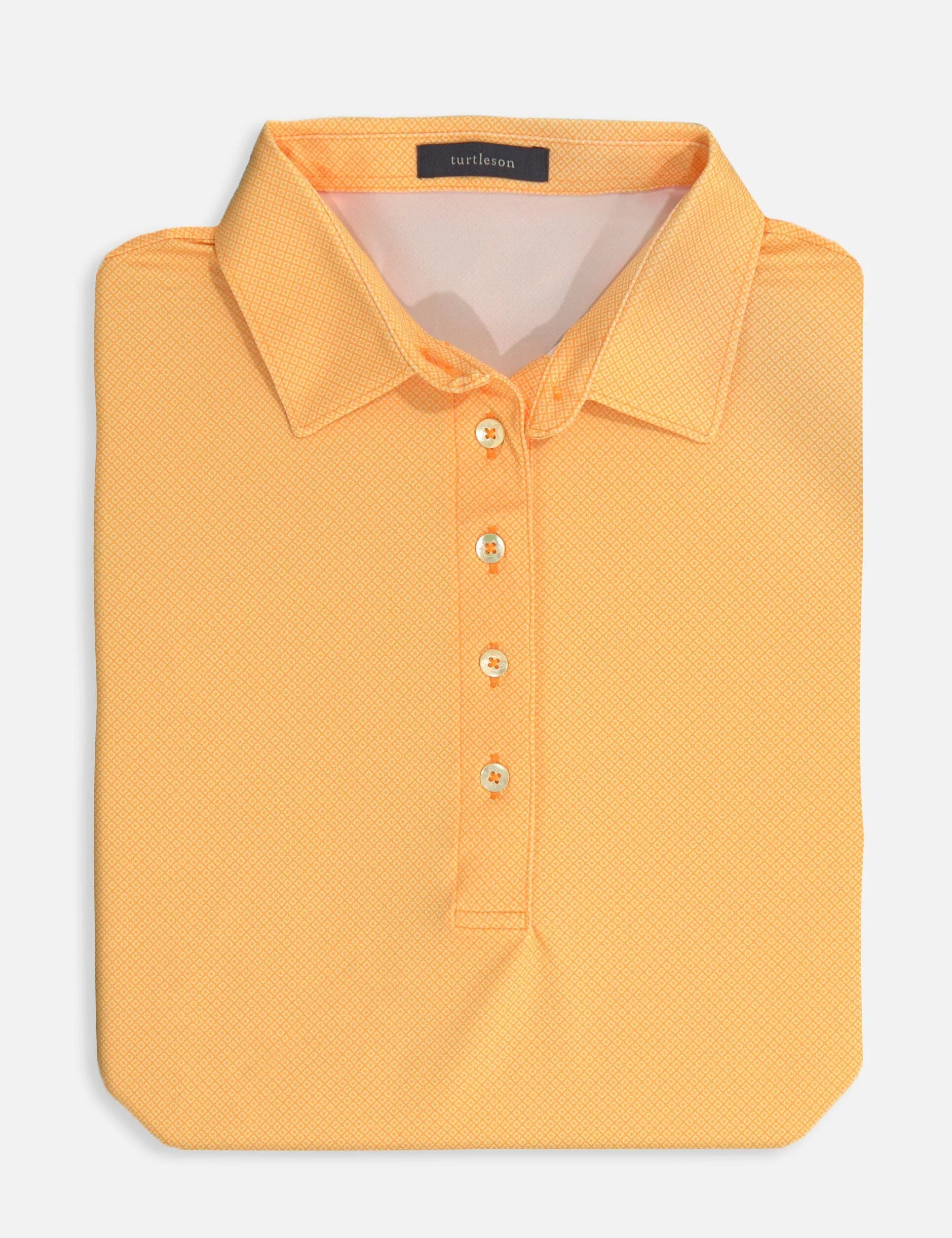 Women's Clare Mini Diamond Jacquard Performance Polo sold by Turtleson product image thumbnail 4