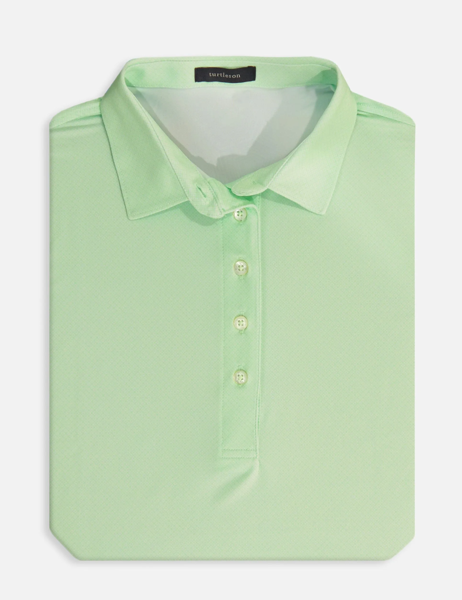 Women's Clare Mini Diamond Jacquard Performance Polo sold by Turtleson product image thumbnail 5