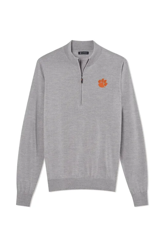 Marshall Quarter-Zip Sweater - Clemson University made by Turtleson
