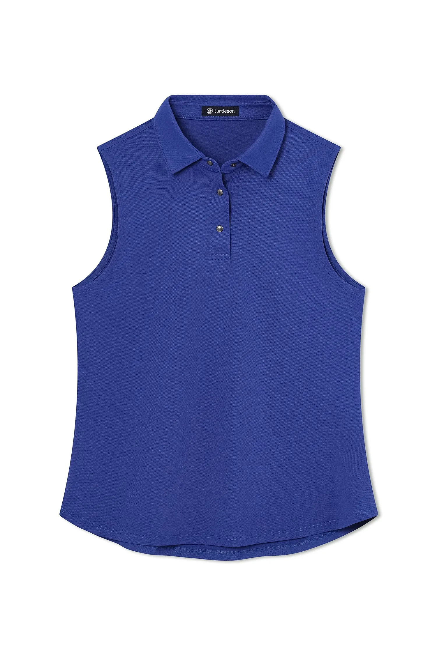 Hazel Sleeveless Snap Polo sold by Turtleson