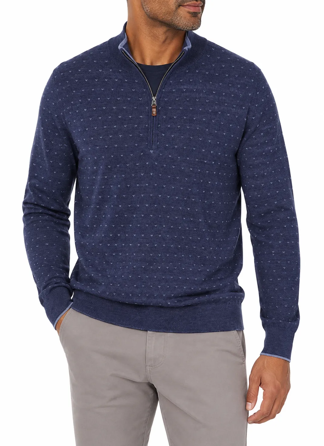 Solo Birdseye Quarter Zip sold by Turtleson product image thumbnail 3