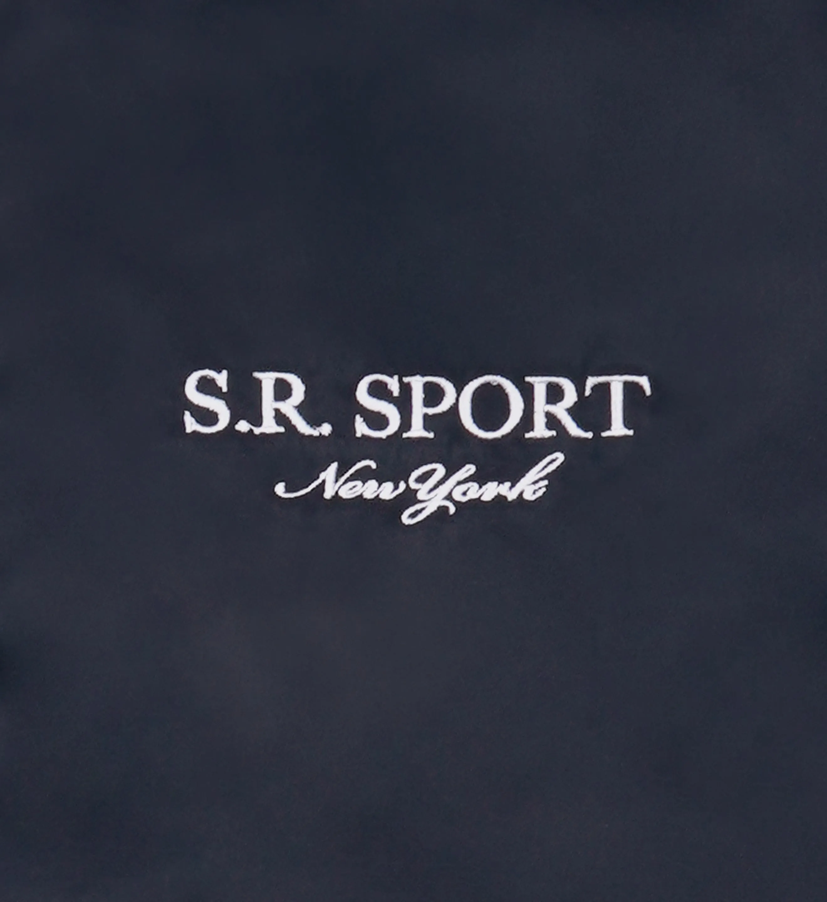 SR Sport Varsity Jacket - Navy/White sold by Sporty and Rich product image thumbnail 3