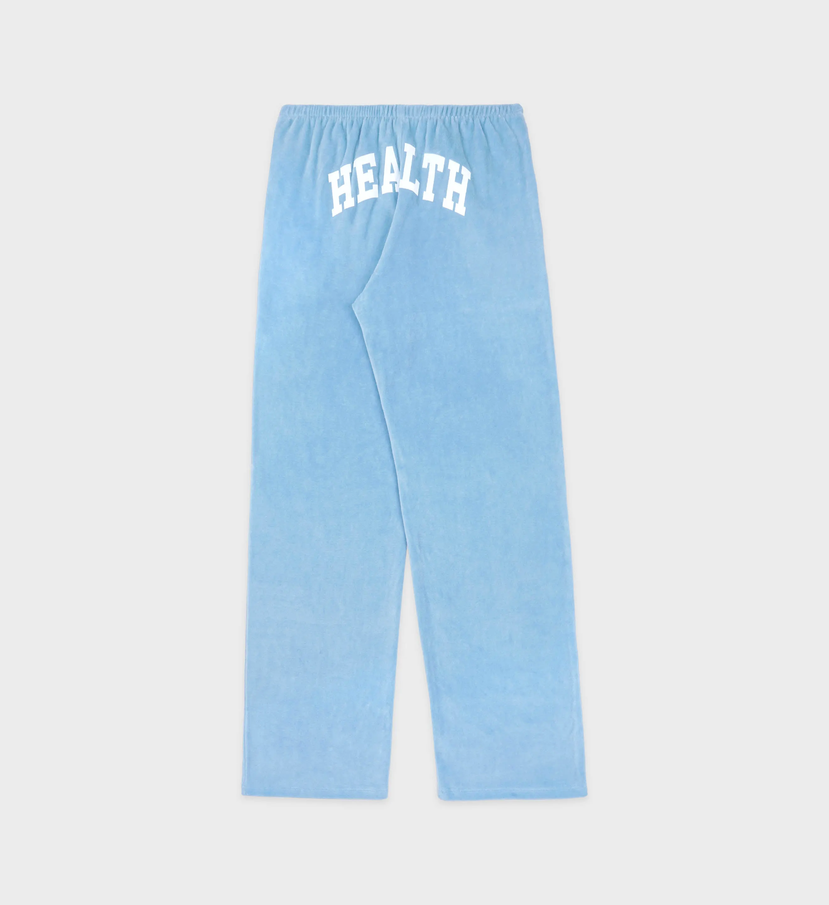 Health Ivy Velour Sweatpant - Sky Blue/White sold by Sporty and Rich product image thumbnail 2