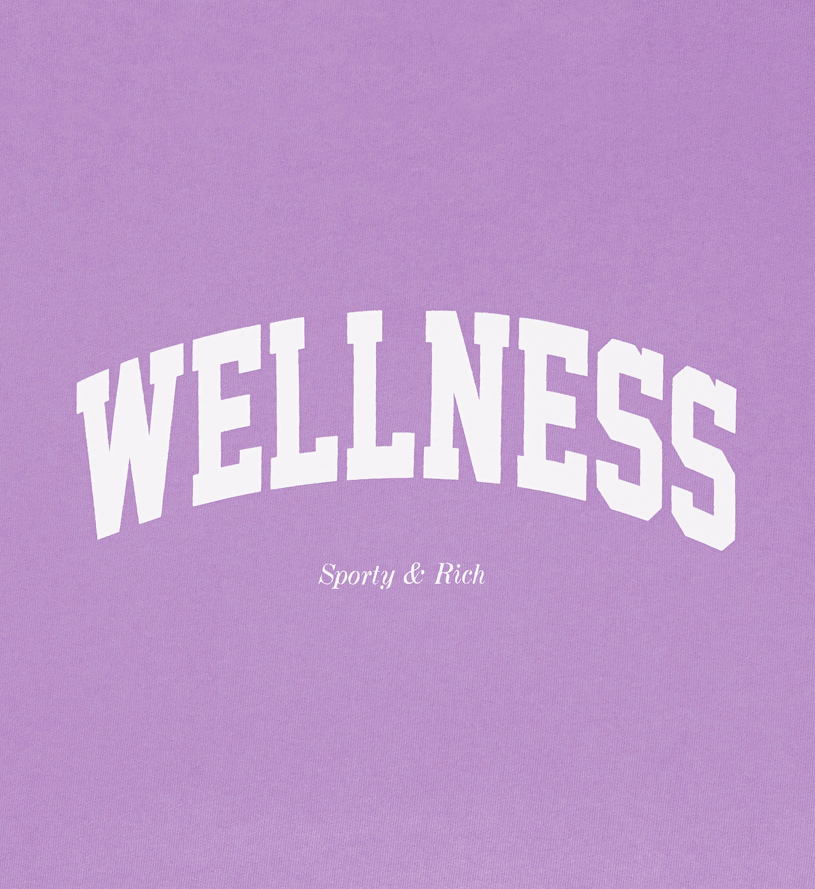 Wellness Ivy Crewneck - Dip Dye Purple/White sold by Sporty and Rich product image thumbnail 3