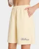 Carlyle Gym Short - Almond/Navy sold by Sporty and Rich