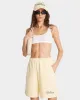 Carlyle Gym Short - Almond/Navy sold by Sporty and Rich