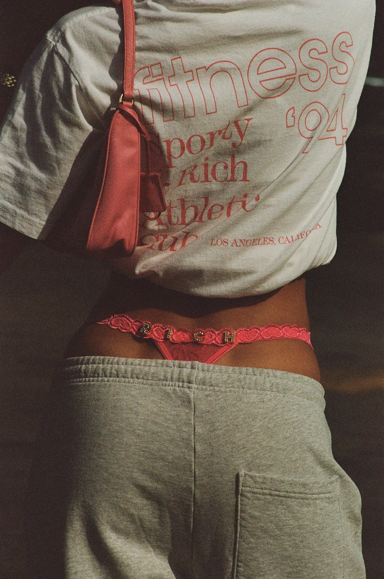 Fitness 94 T-Shirt - White/Cotton Candy sold by Sporty and Rich product image thumbnail 5