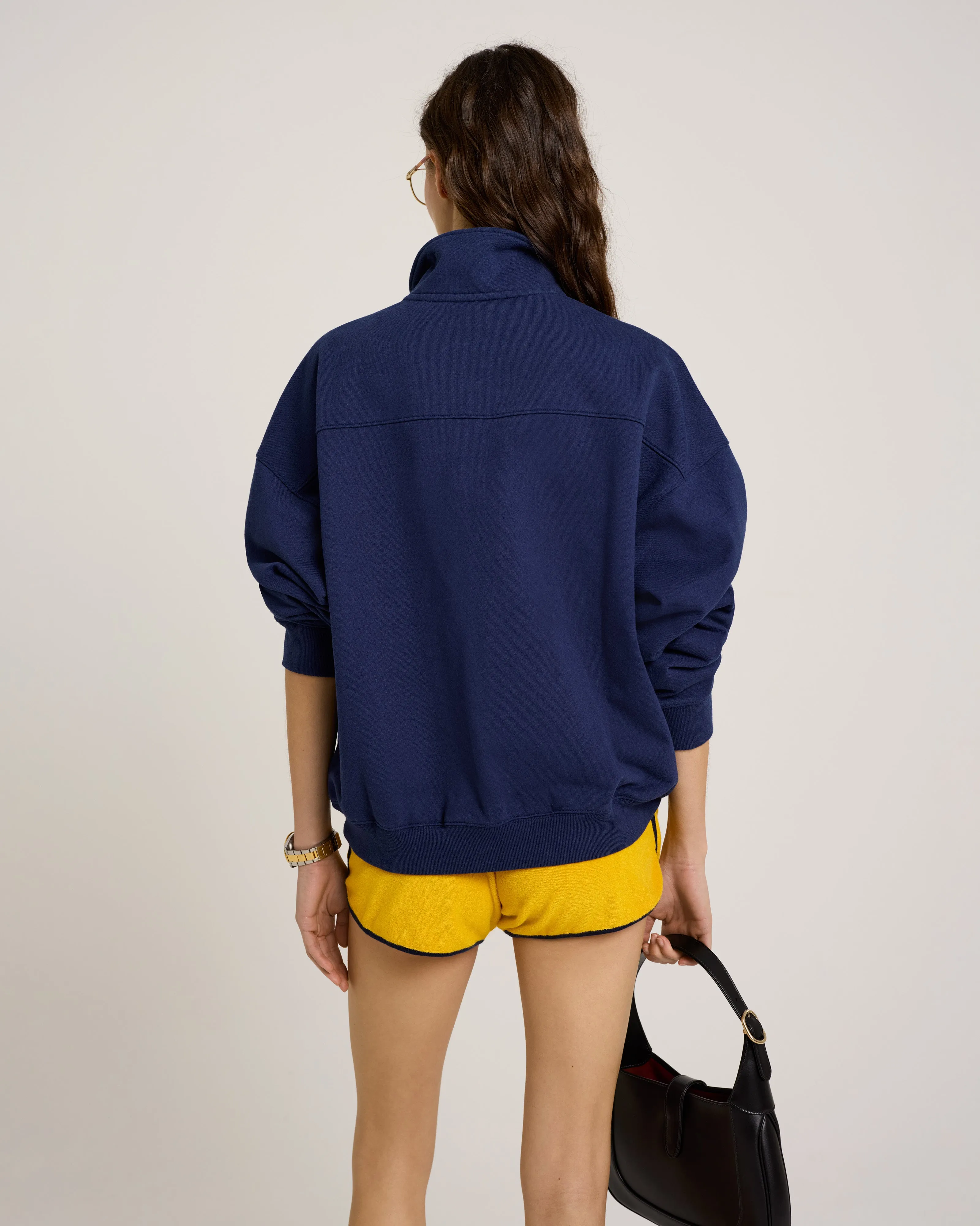 NY Tennis Club Quarter Zip - Navy/Gold sold by Sporty and Rich product image thumbnail 5