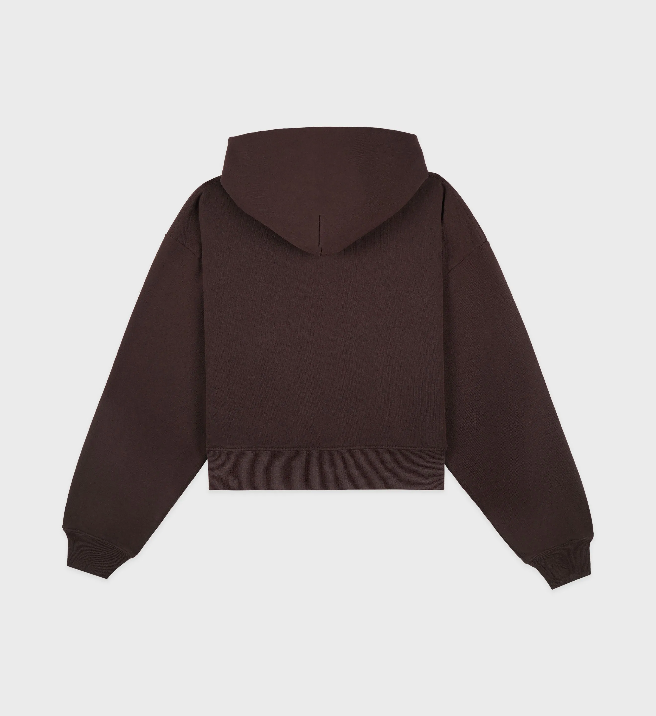 Athletic Club Cropped Hoodie - Chocolate sold by Sporty and Rich product image thumbnail 2