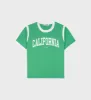 California Sports Tee - Verde/White sold by Sporty and Rich