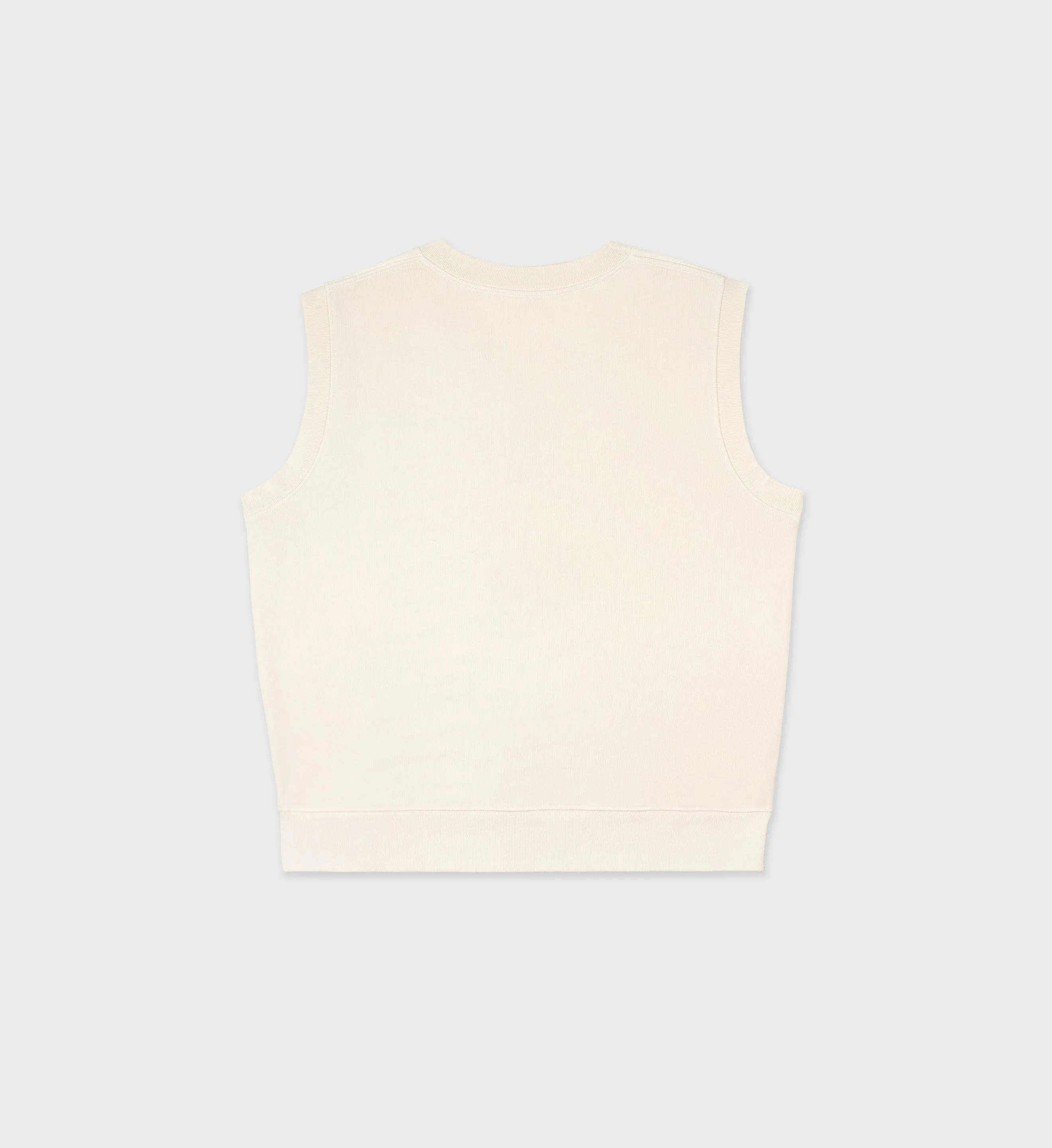 Avant Garde V-Neck Vest - Cream/Navy sold by Sporty and Rich product image thumbnail 2