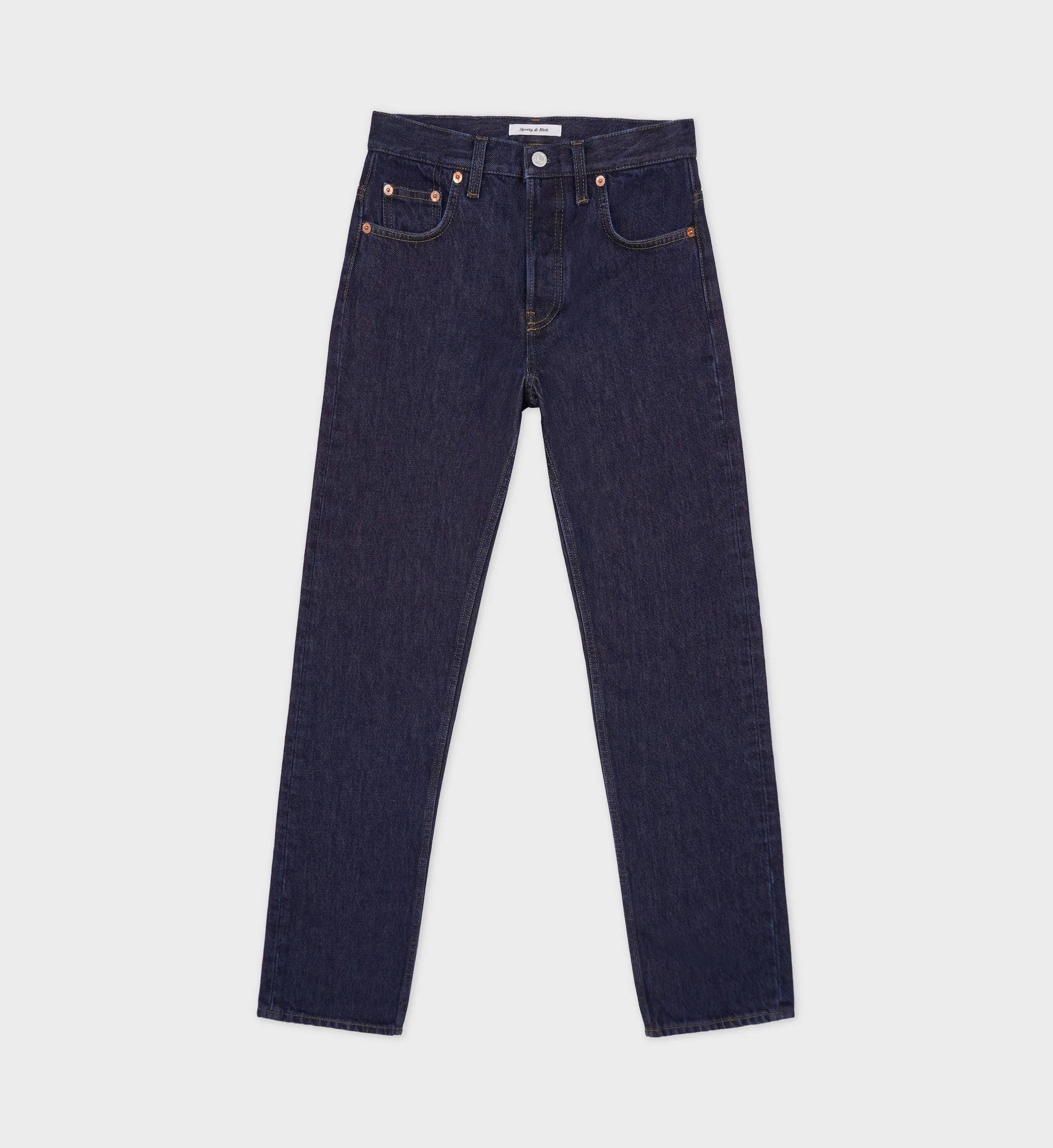 Vintage Fit Straight Leg Denim - One Wash sold by Sporty and Rich
