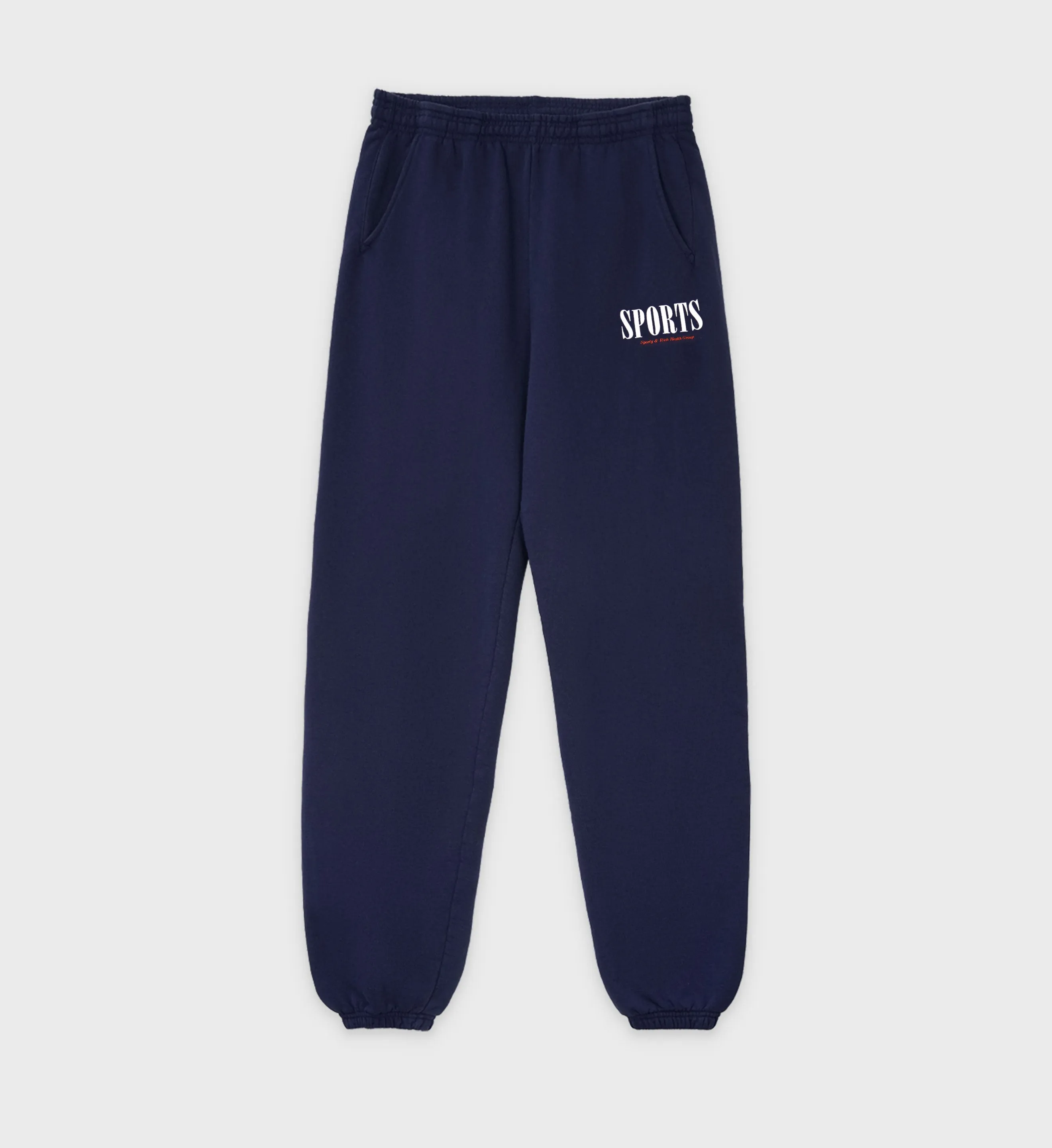 Sports Sweatpant - Navy/White sold by Sporty and Rich