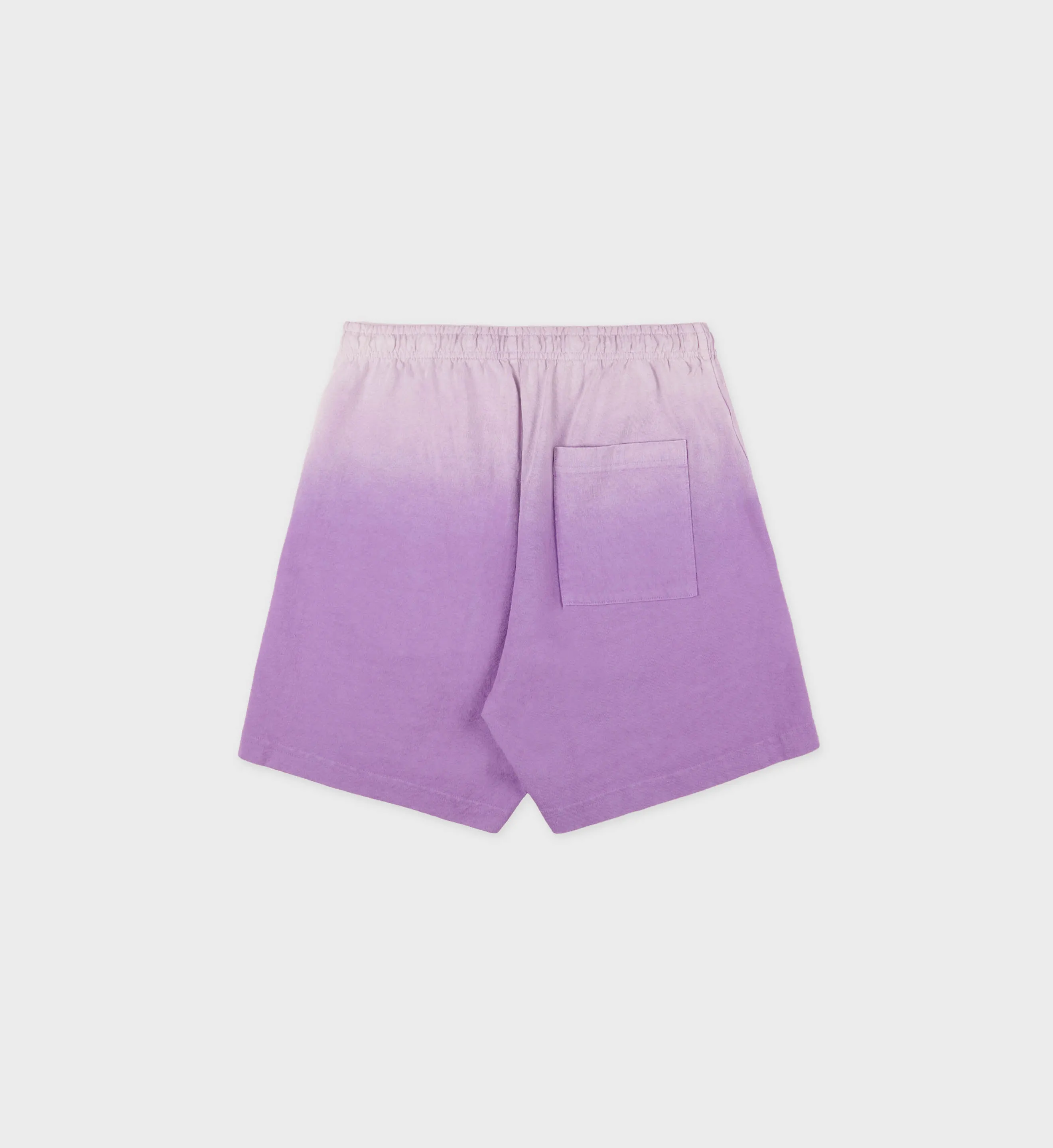Serif Logo Gym Short - Dip Dye Purple/White sold by Sporty and Rich product image thumbnail 2