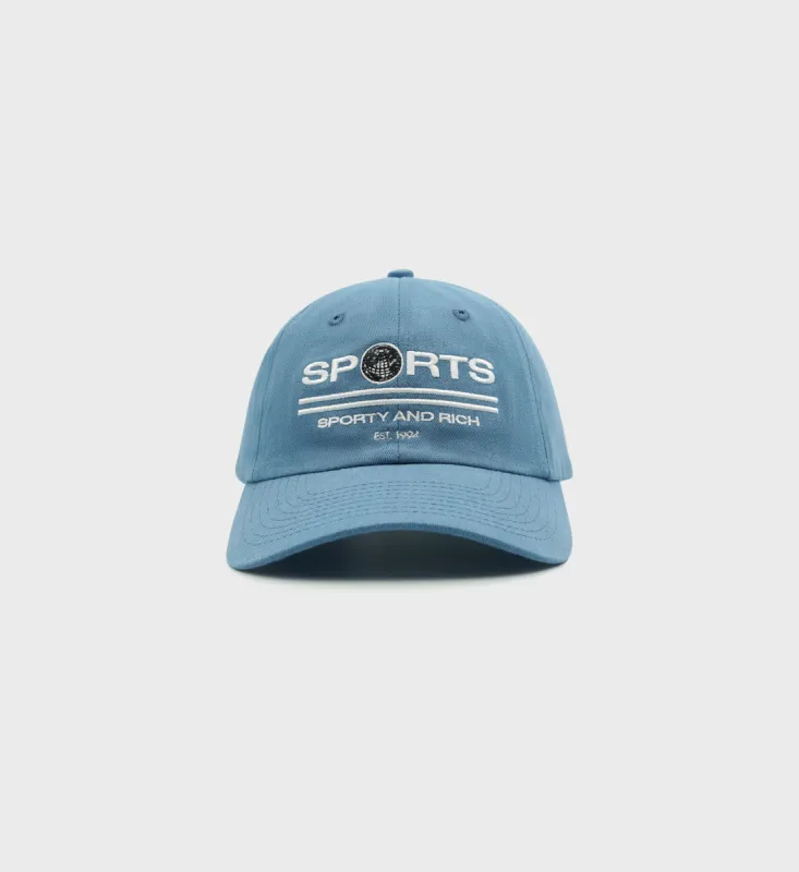 Sports Hat - Stone Blue sold by Sporty and Rich