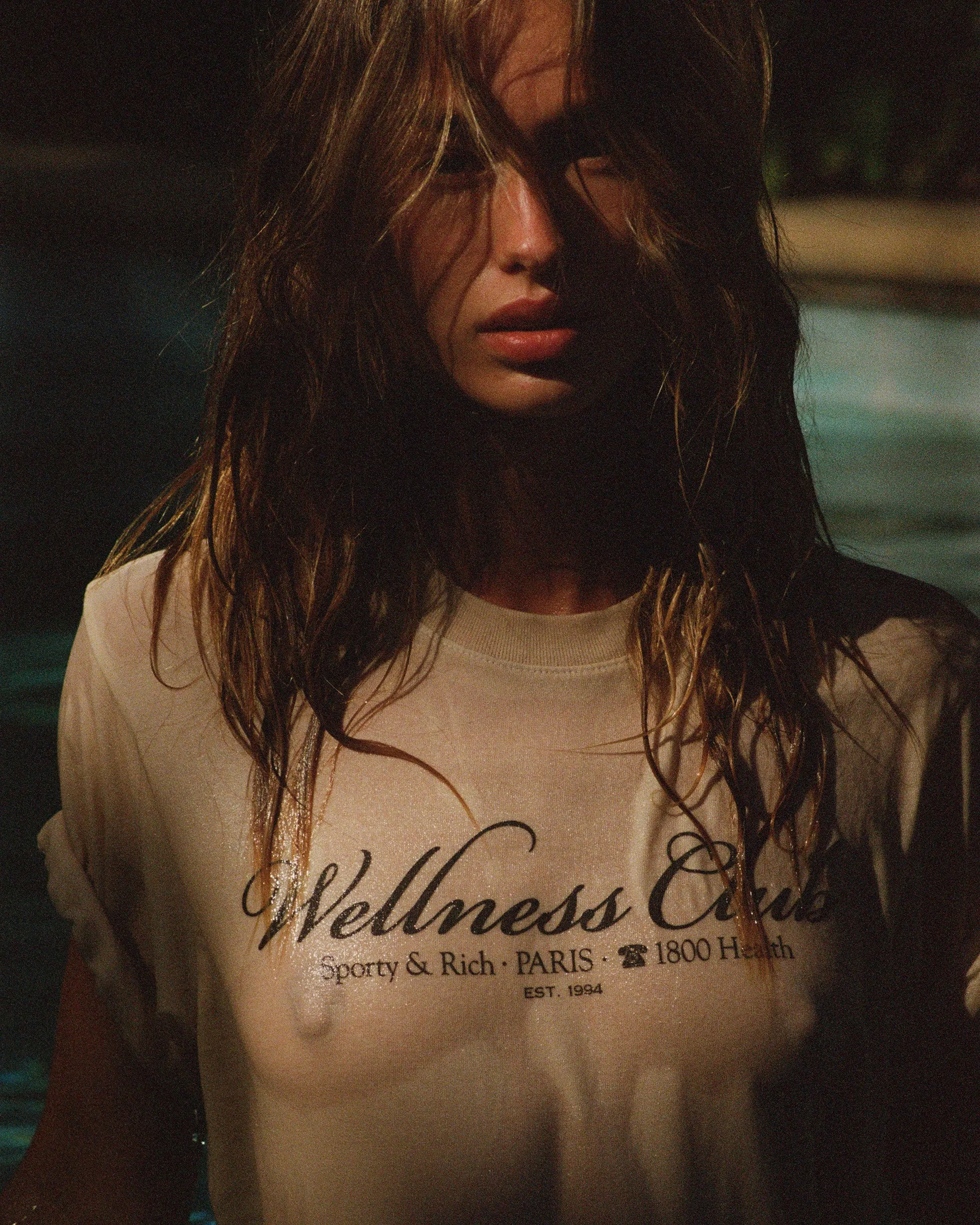 1800 Health T-Shirt - Cream/Chocolate sold by Sporty and Rich product image thumbnail 5