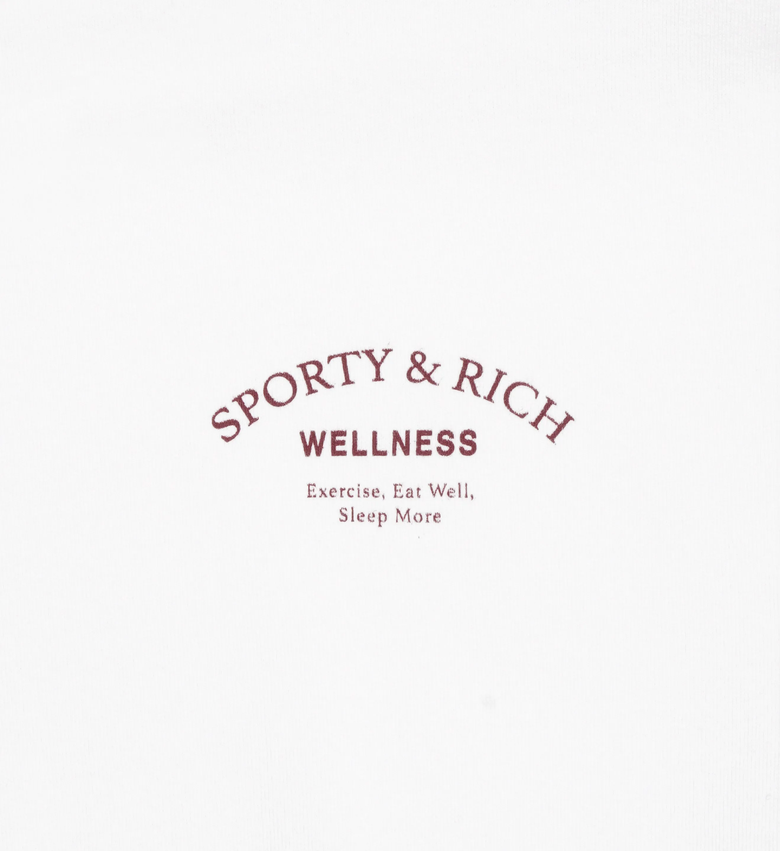 Wellness Studio Gym Short - White/Merlot sold by Sporty and Rich product image thumbnail 3