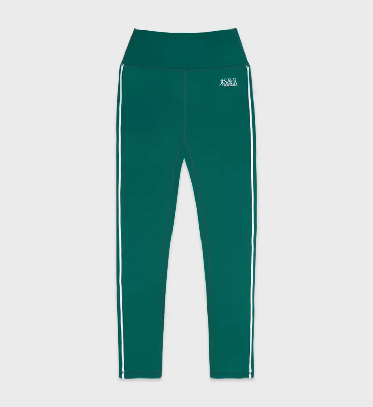 SR Runner Legging - Alpine/White sold by Sporty and Rich