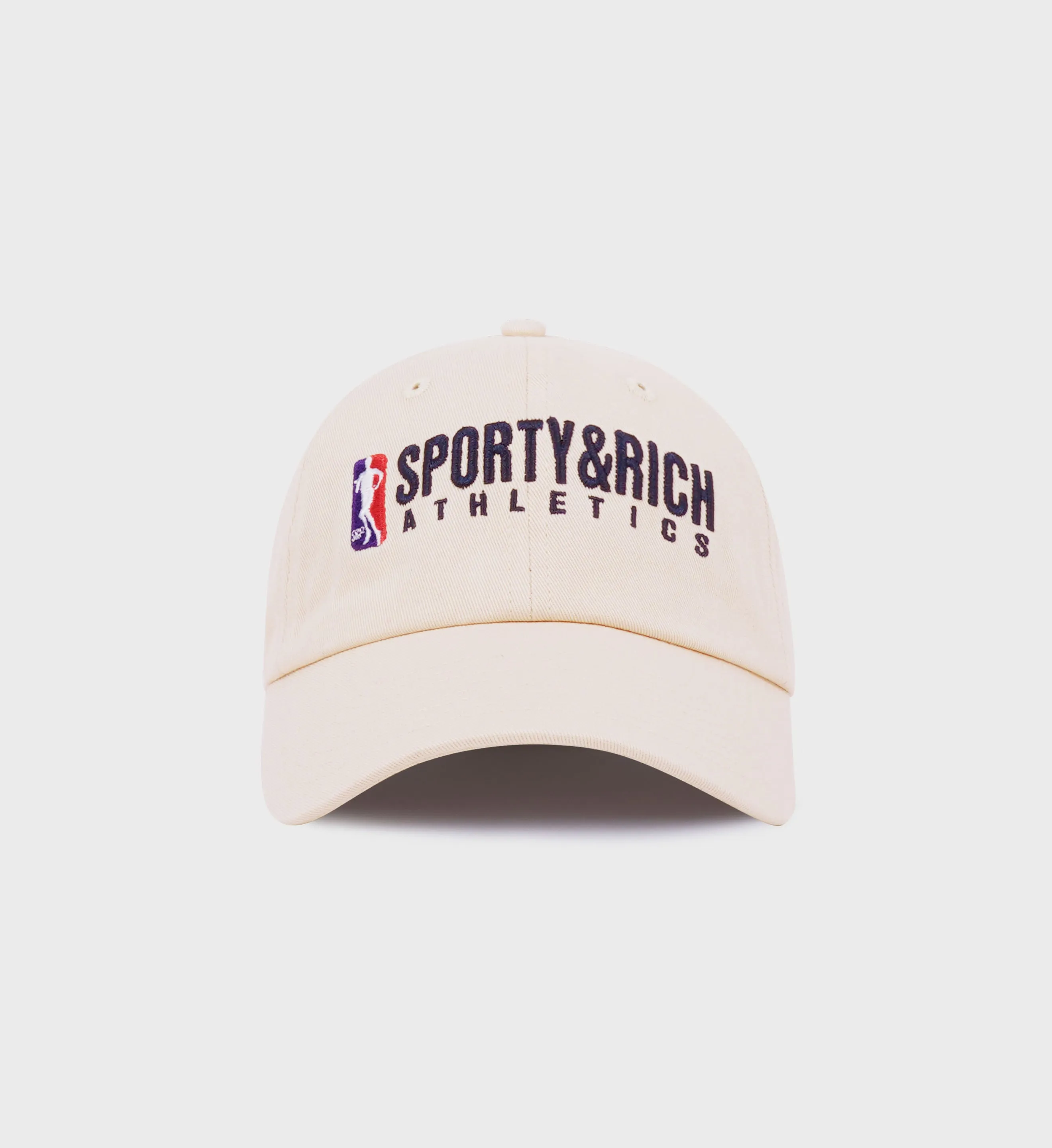 Team Logo Hat - Cream/Navy sold by Sporty and Rich