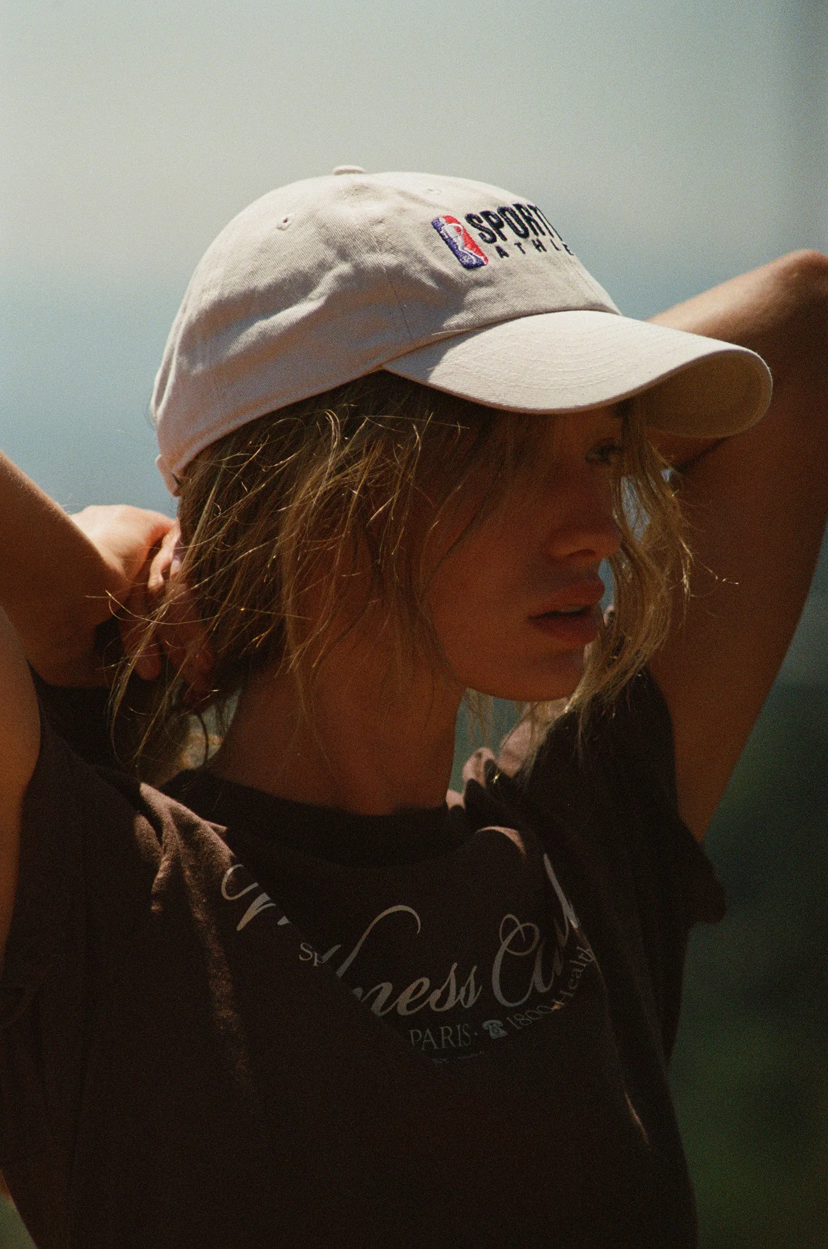 Team Logo Hat - Cream/Navy sold by Sporty and Rich product image thumbnail 4