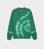 Wellness Club Flocked Crewneck - Gemstone Tie Dye sold by Sporty and Rich