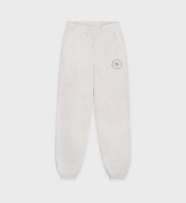 SRHWC Sweatpant - Heather Gray/Navy sold by Sporty and Rich