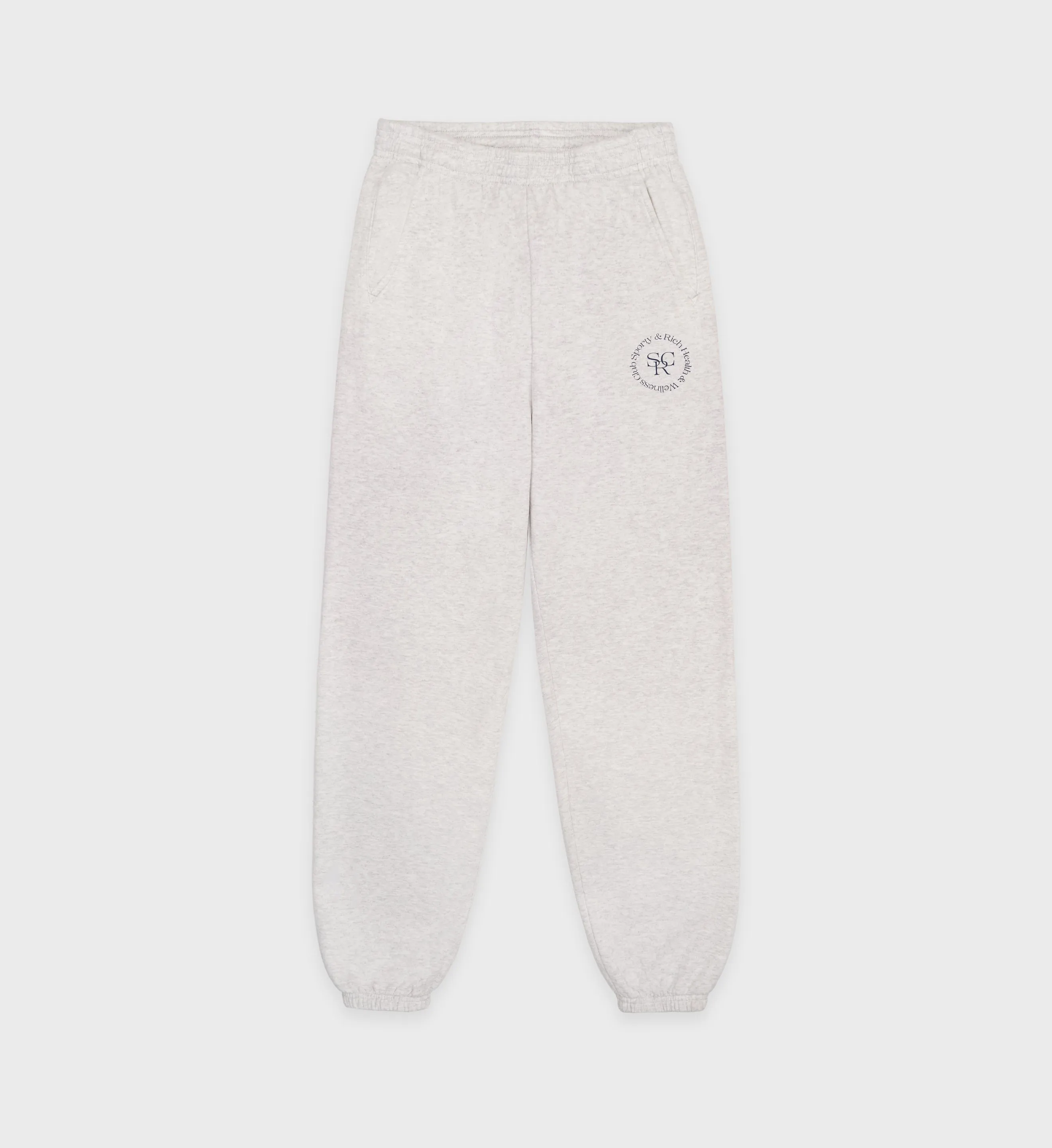 SRHWC Sweatpant - Heather Gray/Navy sold by Sporty and Rich