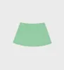 Serif Logo Court Skirt - Washed Kelly/White sold by Sporty and Rich