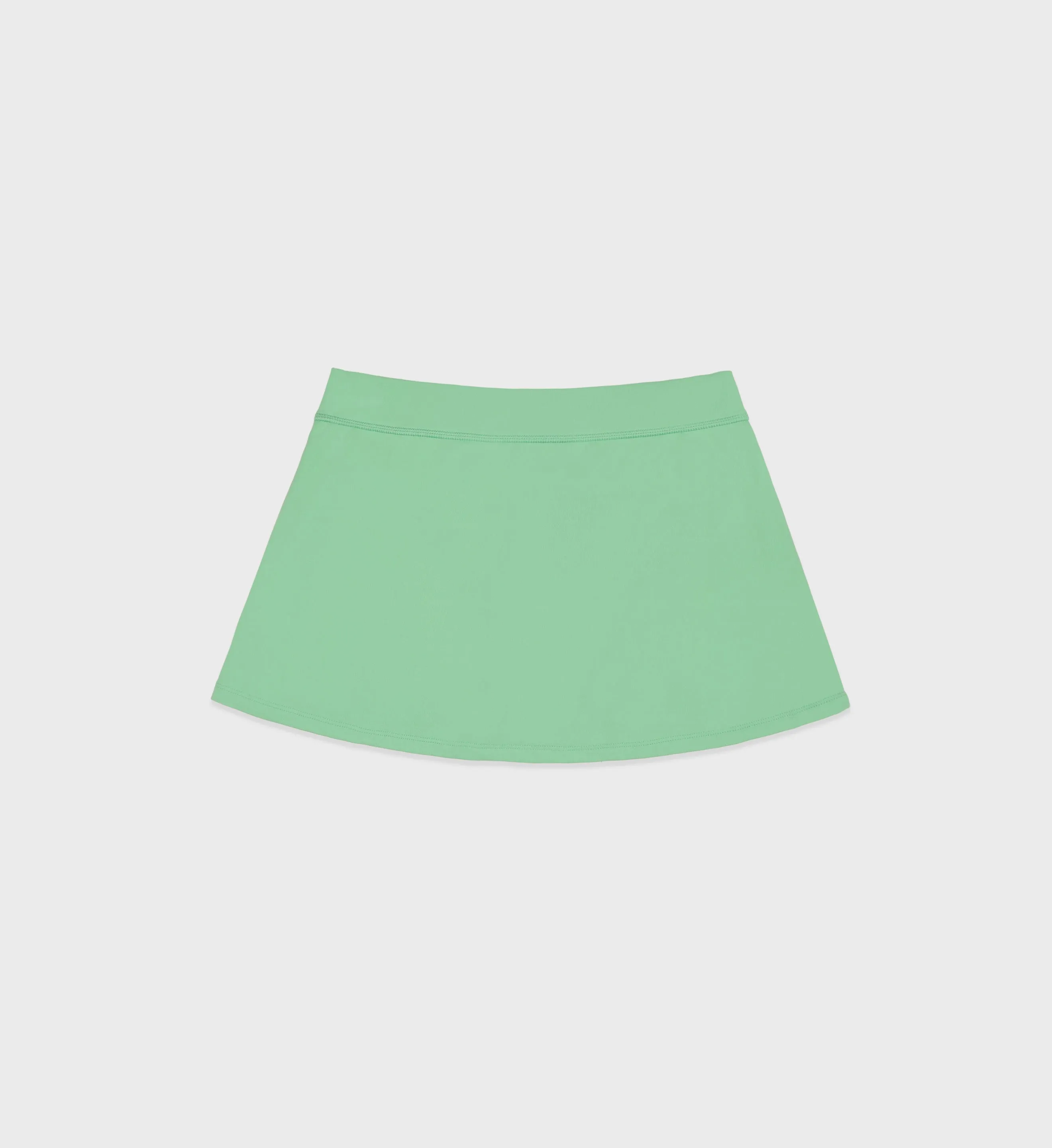 Serif Logo Court Skirt - Washed Kelly/White sold by Sporty and Rich product image thumbnail 2