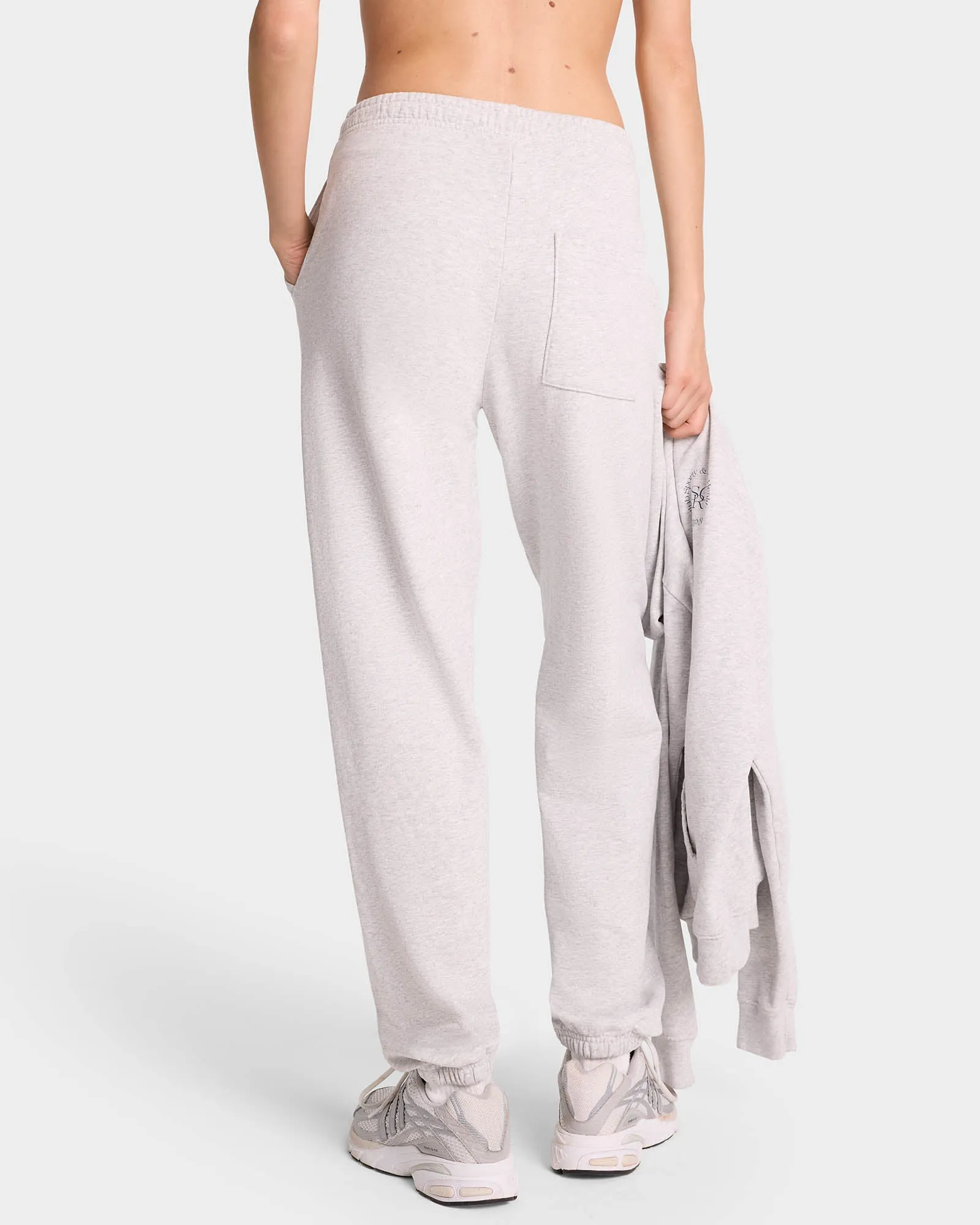 SRHWC Sweatpant - Heather Gray/Navy sold by Sporty and Rich product image thumbnail 5