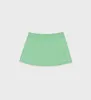 Serif Logo Court Skirt - Washed Kelly/White sold by Sporty and Rich