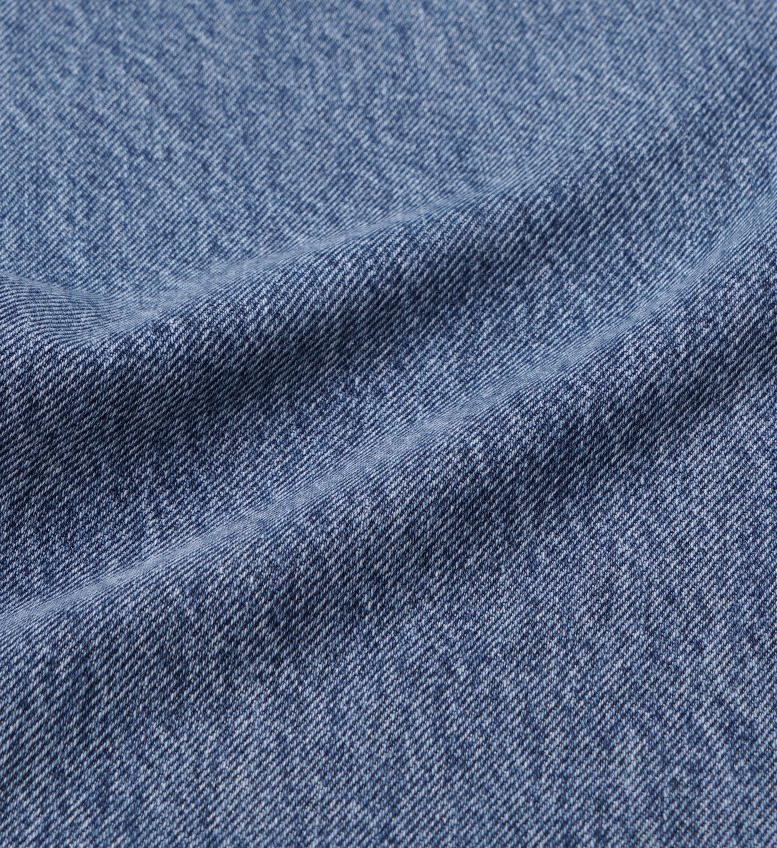 Loose Fit Denim - Medium Blue - old sold by Sporty and Rich product image thumbnail 4