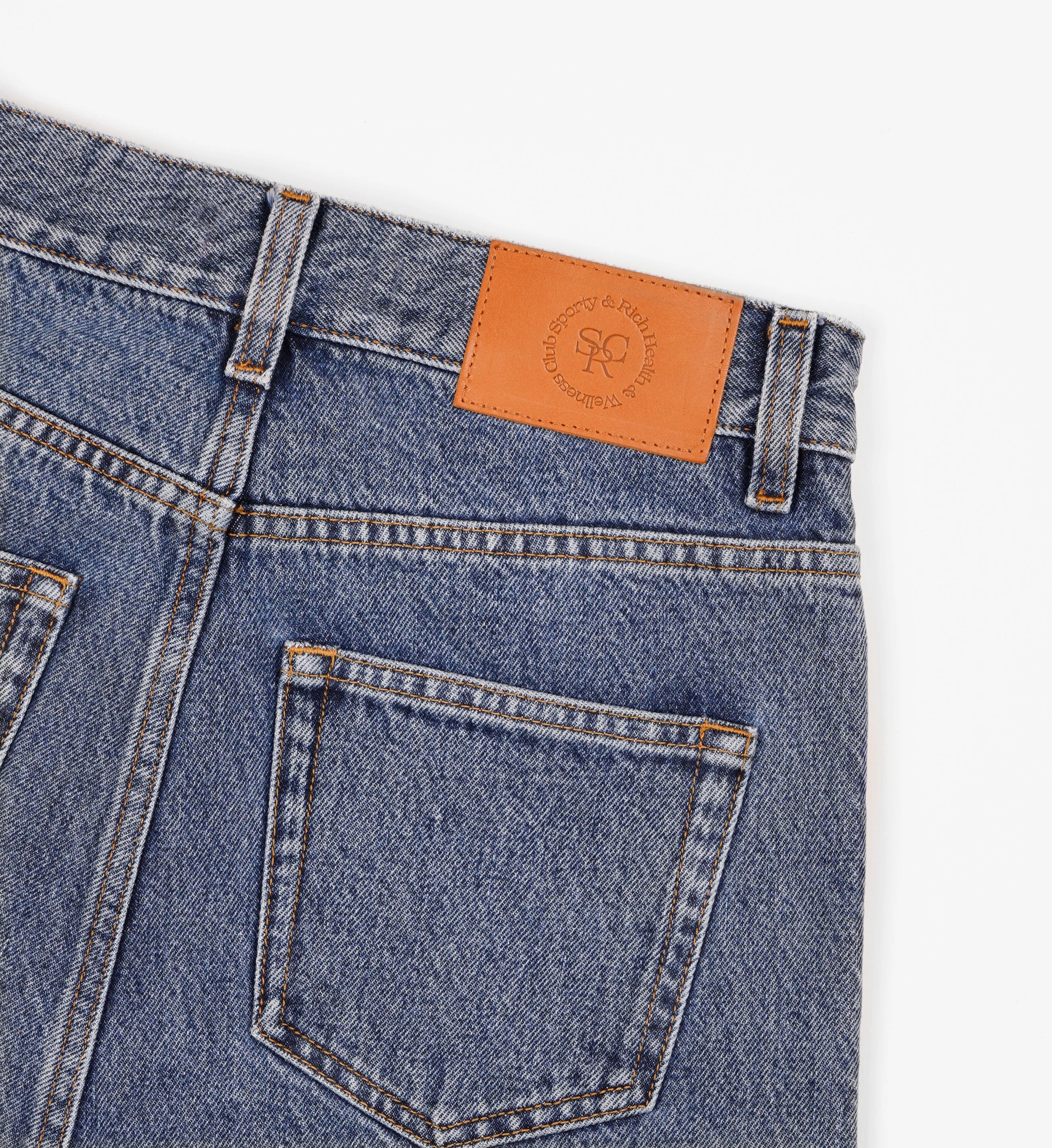Loose Fit Denim - Medium Blue - old sold by Sporty and Rich product image thumbnail 3