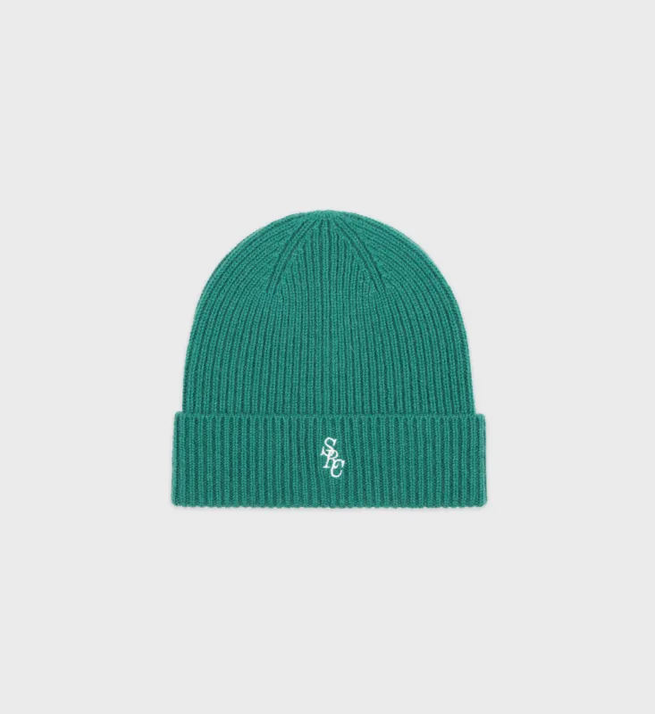 SRC Cashmere Beanie - Green sold by Sporty and Rich