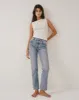 Vintage Fit Straight Leg Denim - Medium Blue - old sold by Sporty and Rich