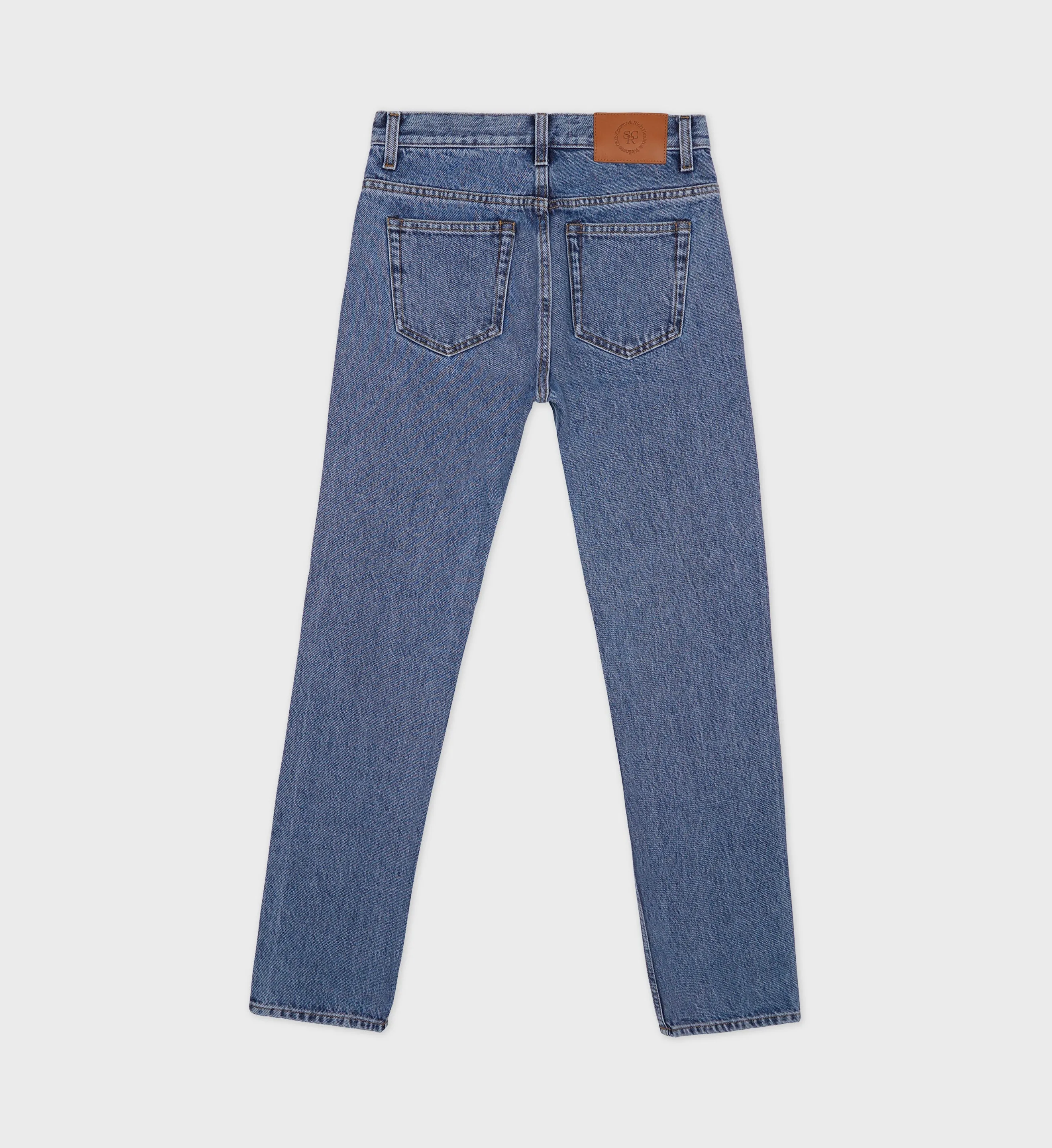 Vintage Fit Straight Leg Denim - Medium Blue - old sold by Sporty and Rich product image thumbnail 2