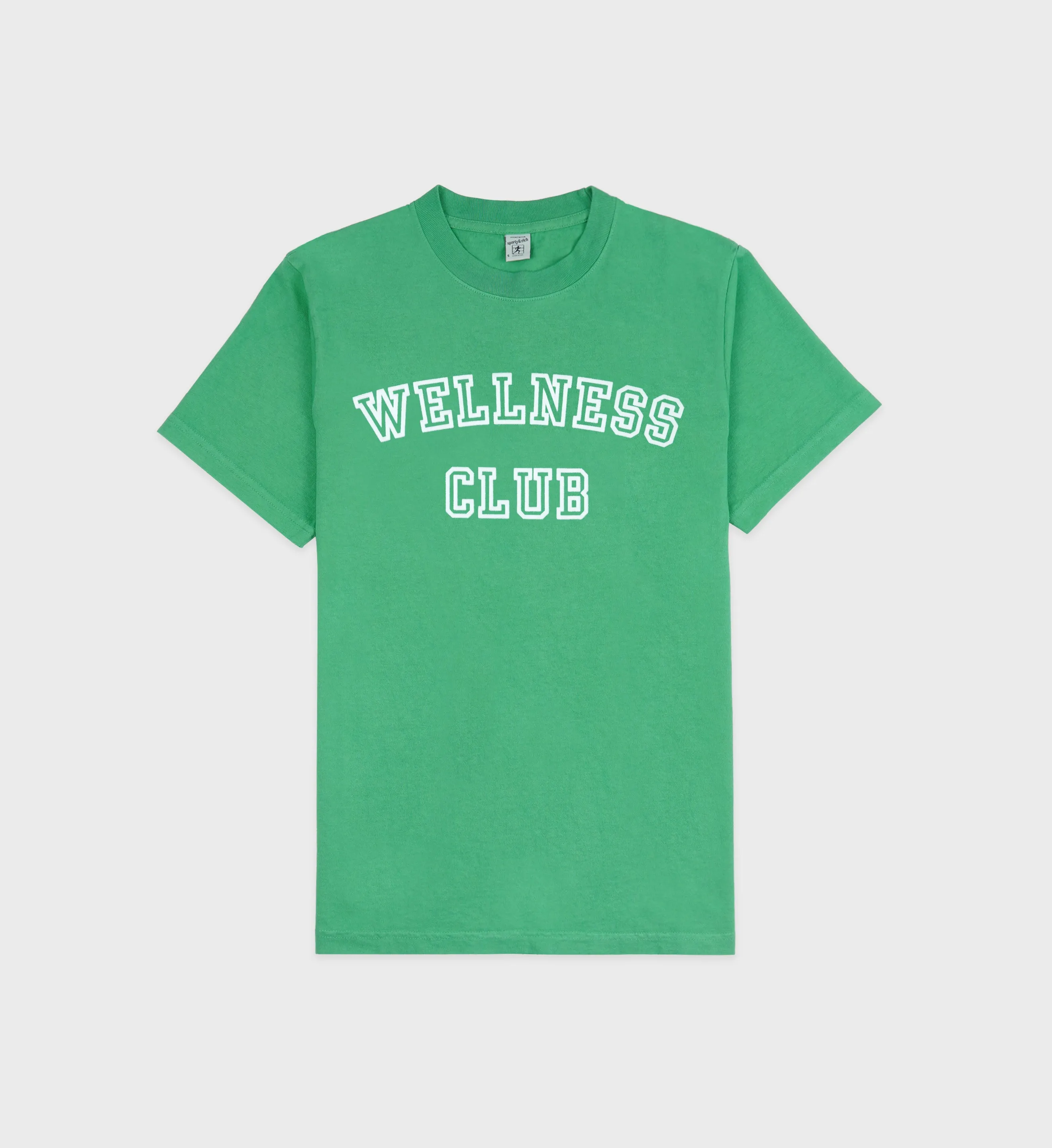 Wellness Club T-Shirt - Verde/White sold by Sporty and Rich