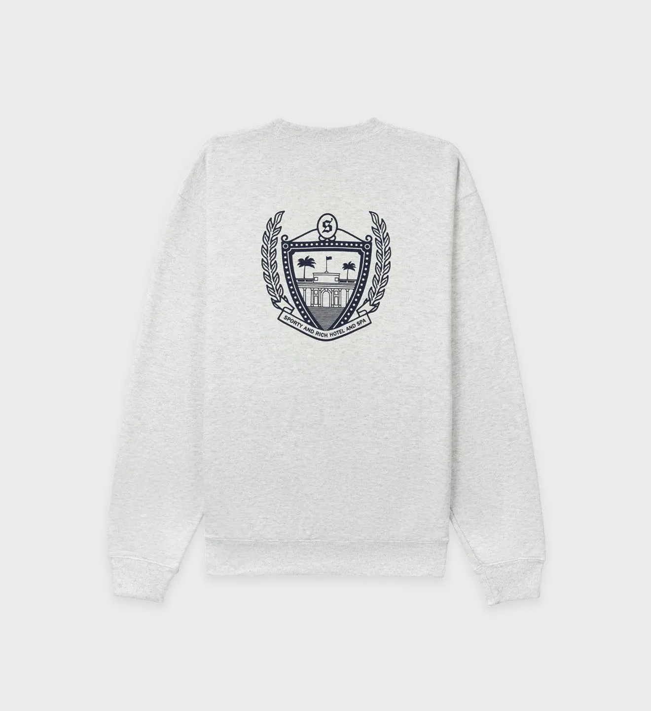 Beverly Hills Crewneck - Heather Gray sold by Sporty and Rich product image thumbnail 2